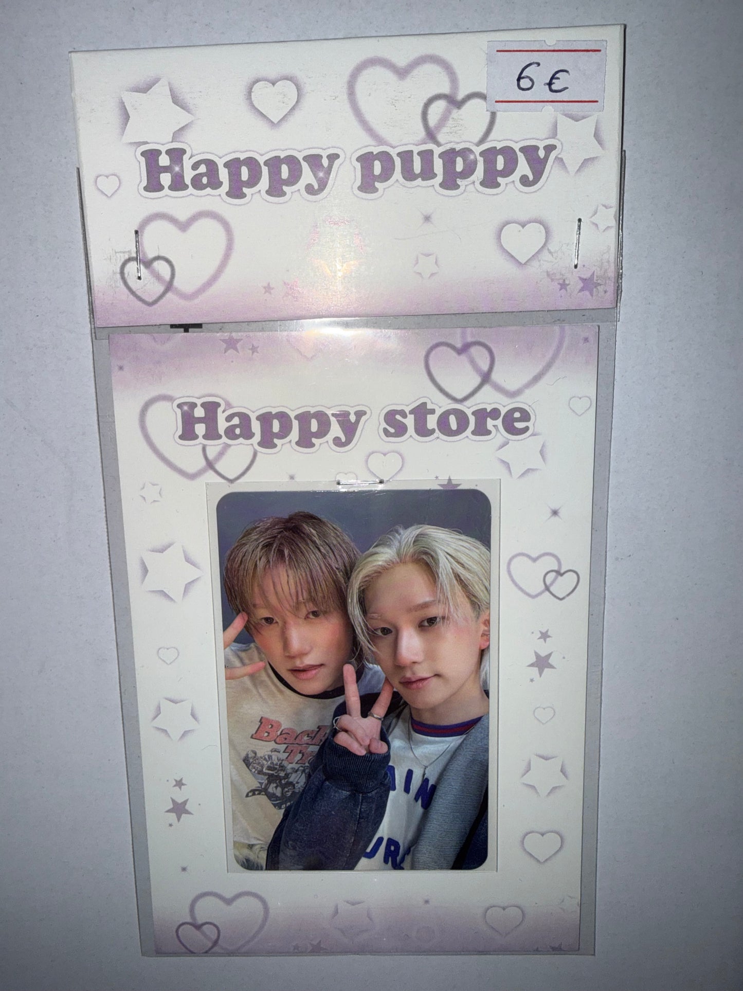 Photocard duo Jongseob et Theo