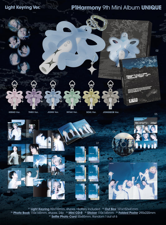 P1HARMONY - Unique Keyring LIMITED version