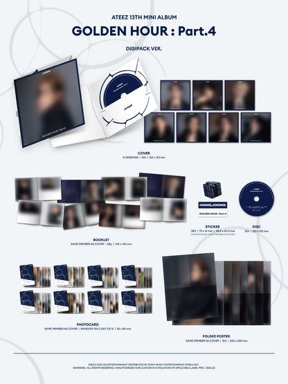 ATEEZ - Golden hour part 4 Digipack